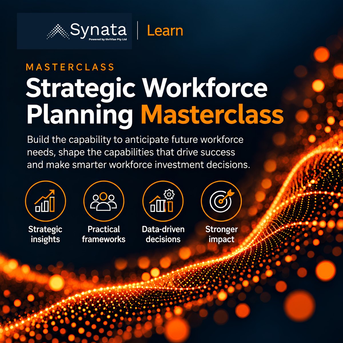 Synata Learn – Strategic Workforce Planning Masterclass: strategic insights, practical frameworks, data-driven decisions, stronger impact